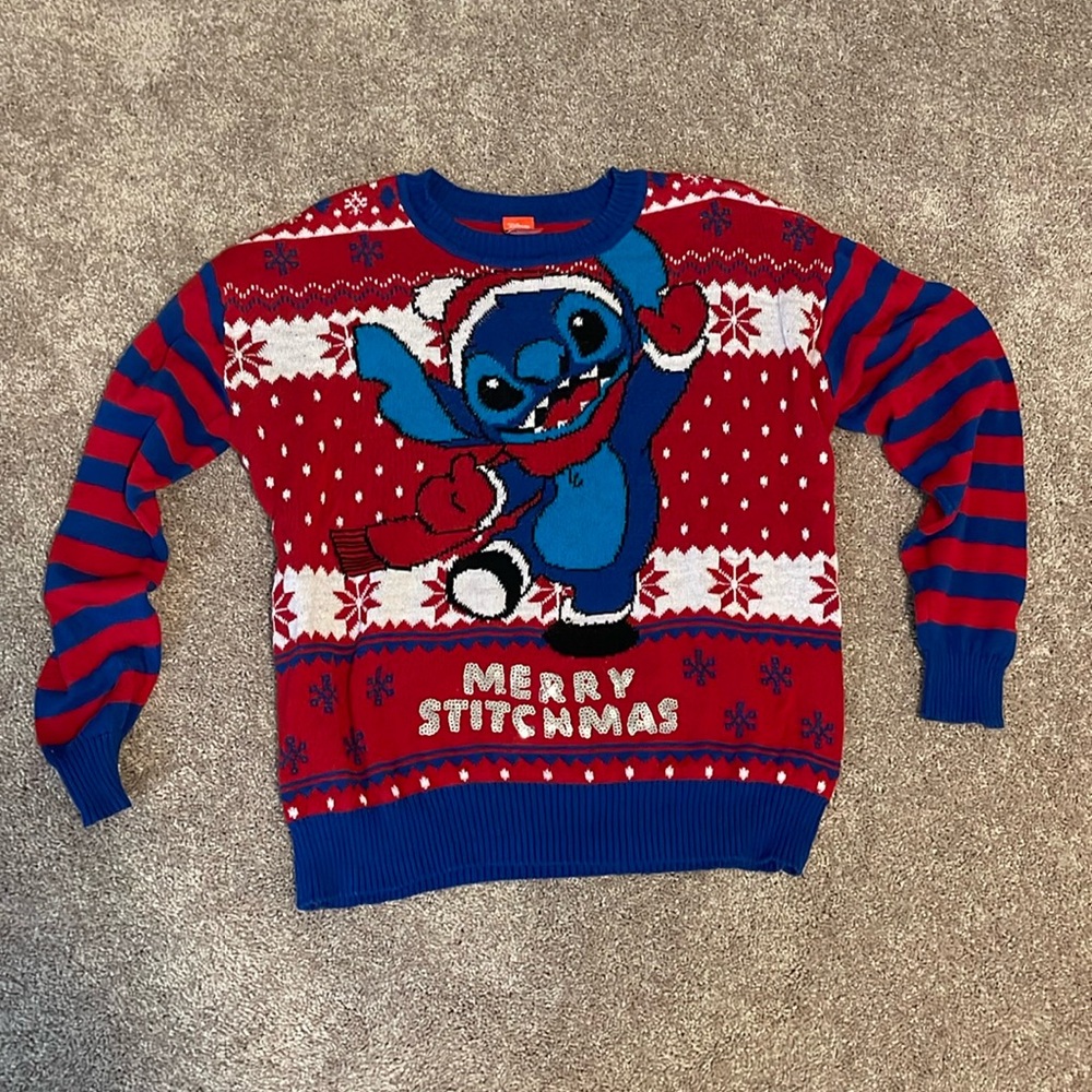 Disney Stitch Ugly Christmas Sweater